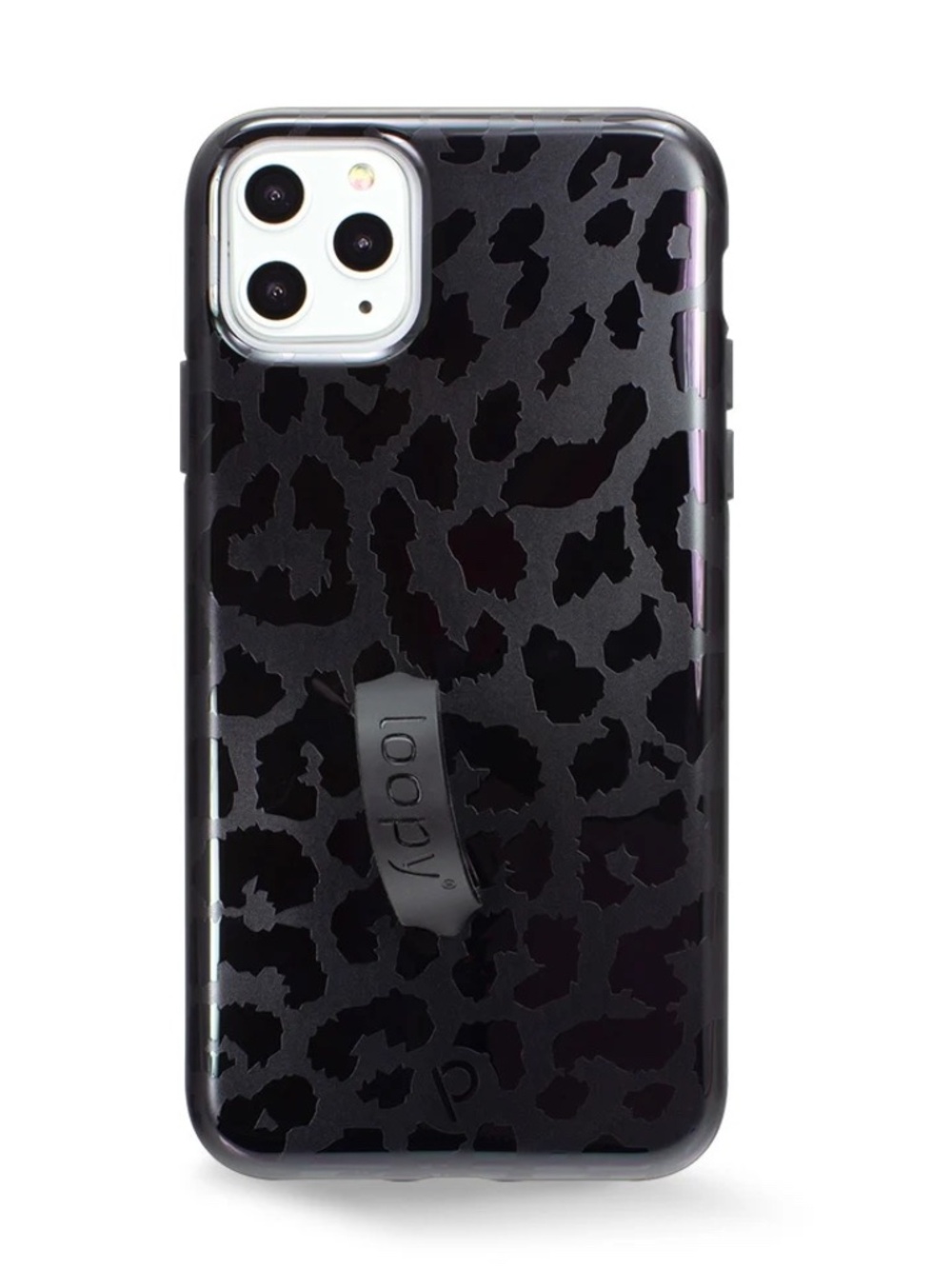 iPhone 11 Pro Max Loopy Case in Midnight Leopard